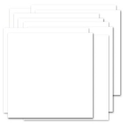 Bazzill - Smoothies Cardstock - White - 12 x 12 - 10 Pack
