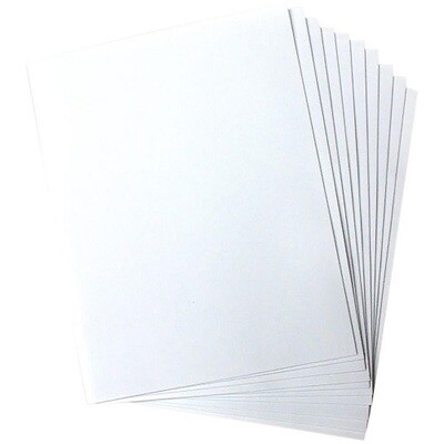 Heartfelt Creations - Specialty Papers - Art Foam Paper - White - 10sheets - HCFS1465 - 8.5 x 11