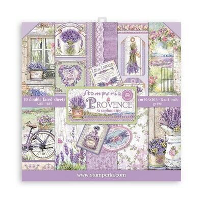Stamperia - Provence Collection -  12" x 12" Papers - 10 pack - SBBL105