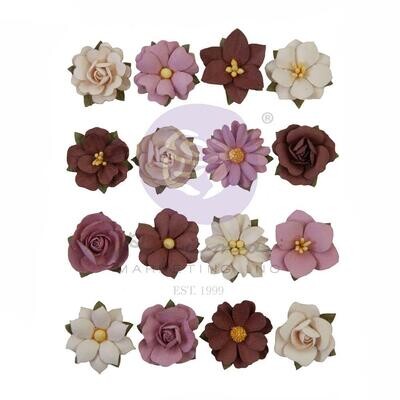 Prima Marketing - Mulberry Paper Flowers - Farm Sweet Farm Collection - Fresh Boutique - 658359 - 16 pcs
