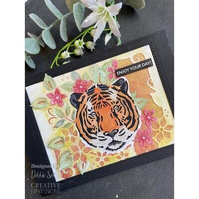 Creative Expressions - Paper Cuts Dies - Tiger Blooms - CEDP1198 - 1 Die