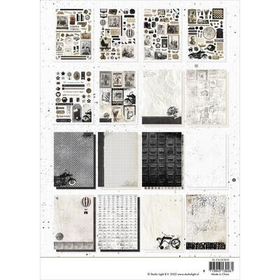 Studio Light  - Essentials - DIY Block - Vintage Treasures - NR.19 - A4