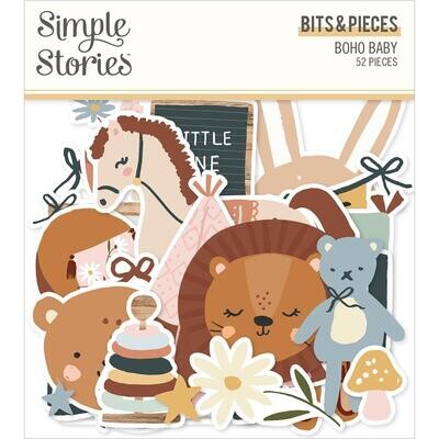 Simple Stories - Boho Baby Collection - Bits & Pieces - BHO17517