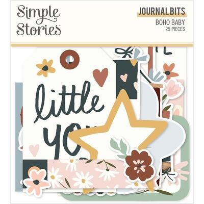 Simple Stories - Boho Baby Collection - Journal Bits - BHO17518