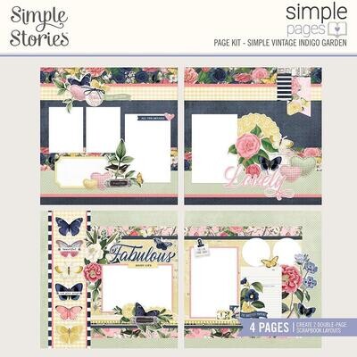Simple Stories - Simple Vintage Indigo Garden Collection - Page Kit - VIG17134