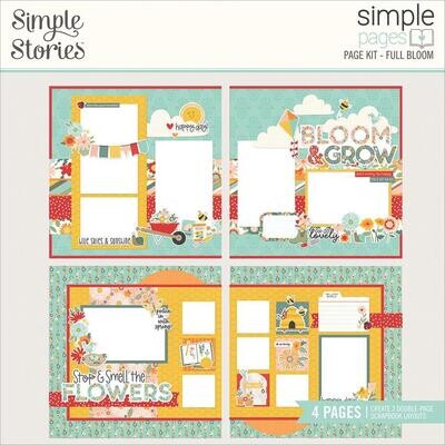 Simple Stories - Simple Pages Layout Kit - Full Bloom - VIG17028