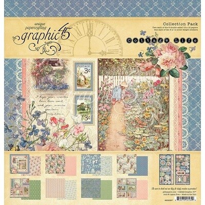 Graphic 45 - Cottage Life - 12 X 12 -  Collection Pack - G4502397