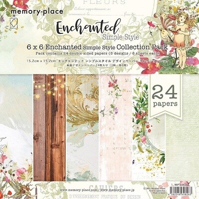 Memory Place - Enchanted Simple Style - 6"x 6" Paper Pad - MP-60826 - 24 sheets