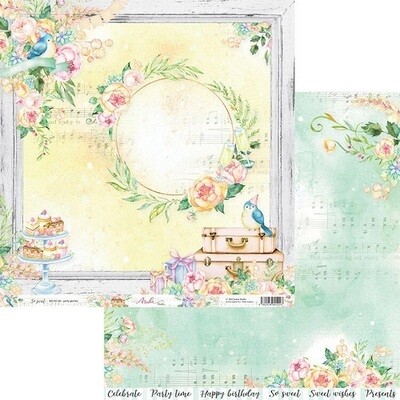 Asuka Studios - So Sweet Collection - 12 x 12 Paper Pad - MP-60508 -12 Sheets 