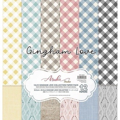 Memory - Place - Gingham Love - 12 x 12 Paper Pack - MP-60889