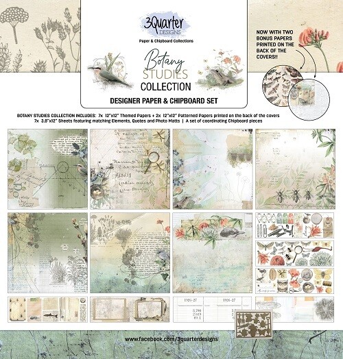 3 Quarter Designs - 12 x 12 Collections - Botany Studies - April '22