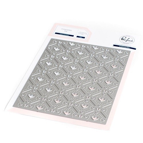PinkFresh Studio - Cover Plate Die - Hearts &amp; Stars - 145322