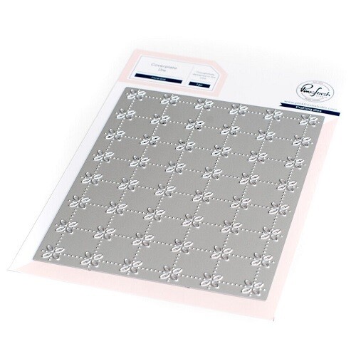PinkFresh Studio - Cover Plate Die - Floral Grid - 145622