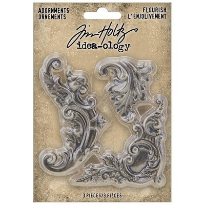 Tim Holtz - idea-ology - Flourish -  3 pcs - TH94231 