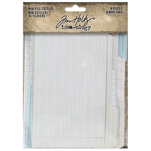 Tim Holtz - idea-ology - Mini File Folders - 8 pcs - TH94232 