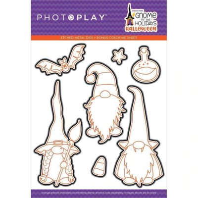 PhotoPlay Paper Co - Die - Gnome for the Holidays - Halloween - GNH2242 - 7pcs