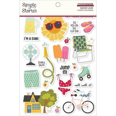 Simple Stories - Summer Lovin' Collection - Sticker Book - 699 pcs - SMR17319