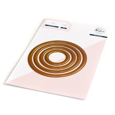PinkFresh Studio - Nested Die - Circles - Hot Foil Plate -  147822