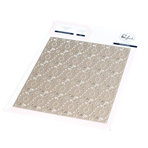 PinkFresh Studio - Cover Plate Die - Intricate Stitched Ovals - 150522