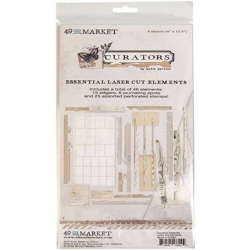 49 &amp; Market - Curators Essential Collection - Laser Cut Elements - C37094 - 46 pcs