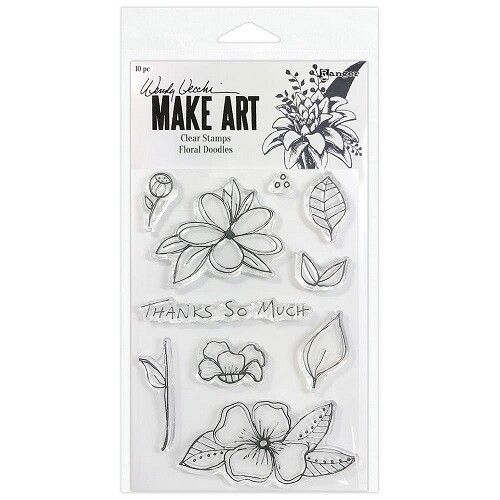 Ranger - By Wendy Vecchi - Doodle Stamp -Celebrations - WVB1036 - 9 pcs
