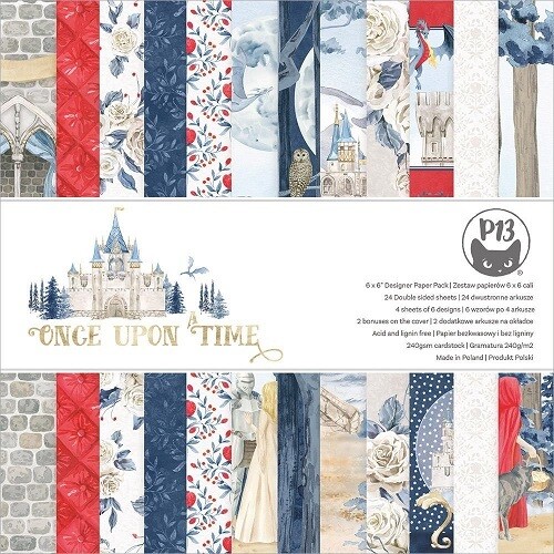 P13 - Once Upon A Time Collection - 6 x 6 Paper Pad -P13ONC09 - 24 Sheets