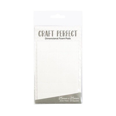 Craft Perfect - By Tonic Studios - Dimensional Foam Pads - 25mm x 25mm - 9752E - 24pcs