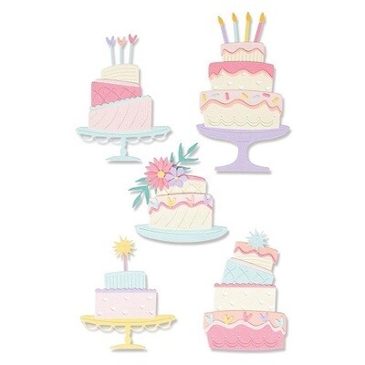 Sizzix - Thinlets Dies - Designed by Olivia Rose - Build - A - Cake - 665882