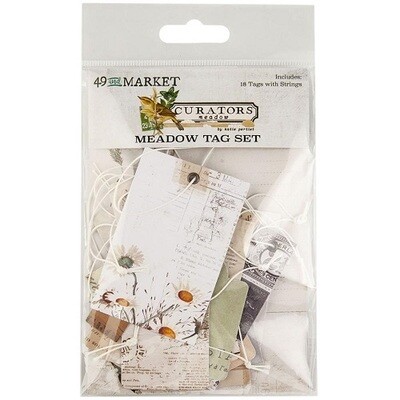 49 & Market - Curators Meadow Collection - Tag Set - CM36714 - 18 Tags