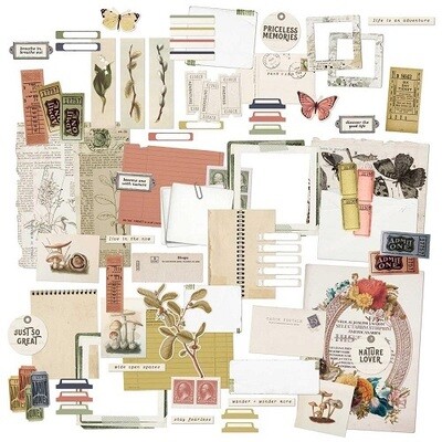 49 &amp; Market - Curators Meadow Collection - Ephemera Bits - CM36738 - 78 Pcs