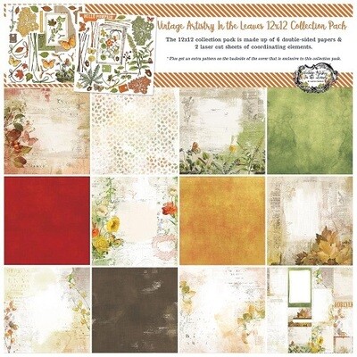 49 & Market - Vintage Artistry - 12 x 12 Collection - In The Leaves - VTB35113