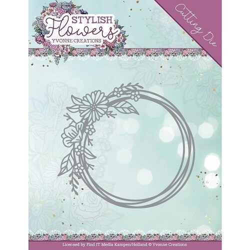 Find It Trading - By Yvonne Creations - Stylish Flowers - Flower Hoop - YCD10269