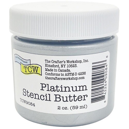 TCW (The Crafters Workshop) - Stencil Butter - Platinum - TCW9084 - 2 ozs