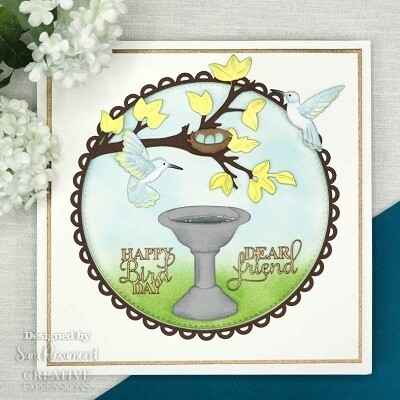 Creative Expressions &amp; Sue Wilson - Necessities Die - Bird Bath Accessories - CED23055 