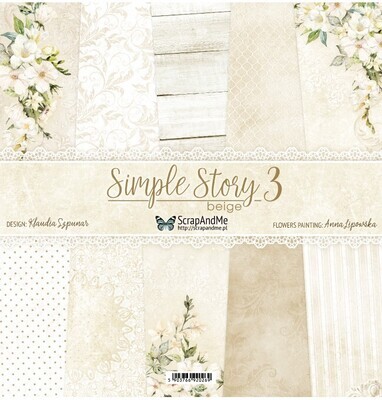 ScrapAndMe - Simple Story 3 - 12 x 12 Collection - 6  Sheets