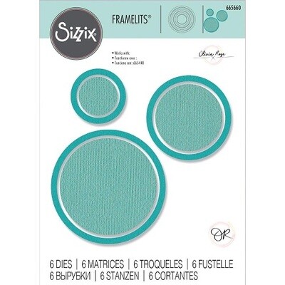 Sizzix - Framelits Dies - By Olivia Rose - Circles - 665660