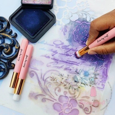 Dress My Craft - Blending Brush - Pink - DMCA6253 - Single Unit