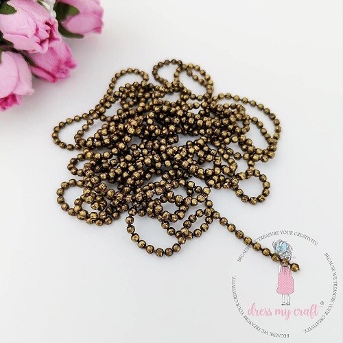 Dress My Craft - Ball Chain - Bronze - DMCA6286 - 35&quot;