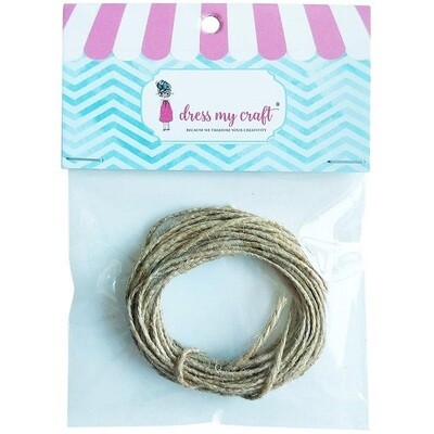 Dress My Craft - Cord - Natural Hemp - MCFA5057 - 1 mtr