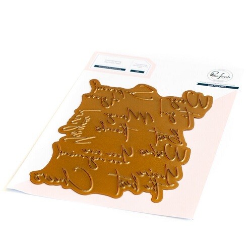 PinkFresh Studio - Hot Foil Plate - Sentiments - Modern Script - 152122