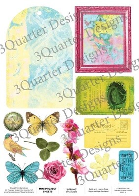3 Quarter Designs - Mini Project Sheets - #14 - Spring 