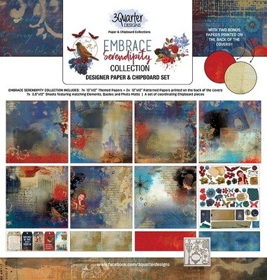 3 Quarter Designs - 12 x12 Collections - Embrace Serendipity - July 2022