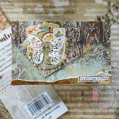 Dress My Craft - 12 x 12 Paper Pad - Timeless Beauty - DMCP6194 - 24 sheets