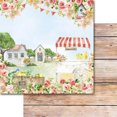 Memory- Place - 6" x 6" - Sweet Summer Collection - Scrap Pad - MP-60956 - 24 sheets