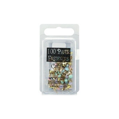 Creative Impressions - Brads - Mini - Pastels - Round - 3mm 100pack - CI90192