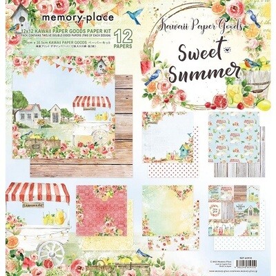 Memory-Place - 12 x 12 - Sweet Summer - MP-60955 - 12 sheets