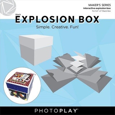 Photoplay - Makers Series - Explosion Box Kit - Black - PPP3451