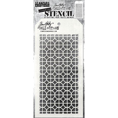 Tim Holtz - Stampers Anonymous - Layering Stencil - Focus - 4.125&quot; x 8.5&quot; - THS158