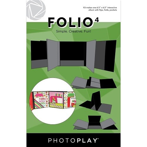 Photoplay - Makers Series - Folio 4 - Black - 6.5&quot; x 6.5&quot; - PPP3175