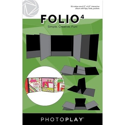 Photoplay - Makers Series - Folio 4 - Black - 6.5" x 6.5" - PPP3175
